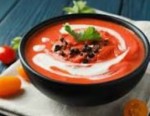 Fresh tomato soup 