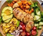 Grilled chicken salad 