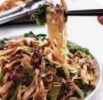 Pulled chicken noodle